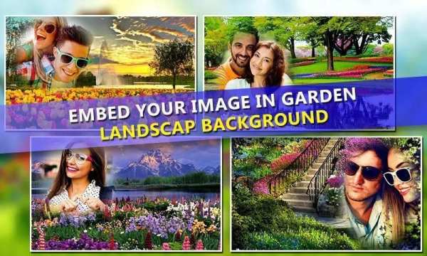 Garden Photo Editor & Frames स्क्रीनशॉट 1