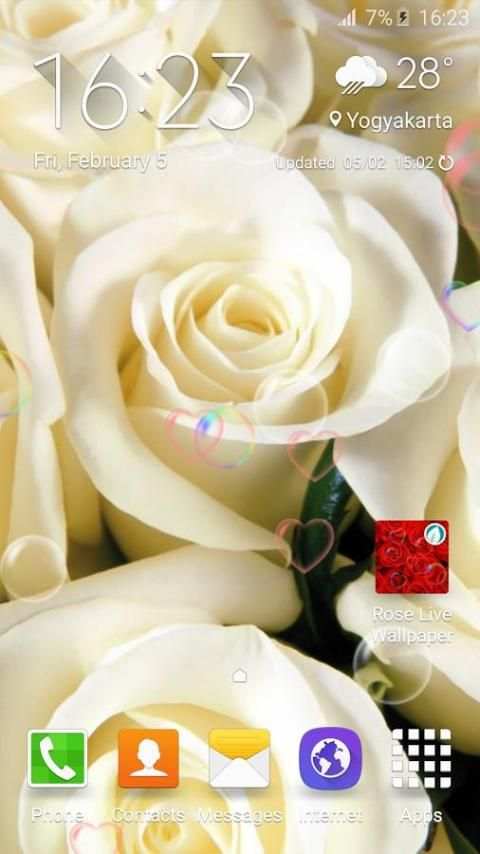 Rose Live Wallpaper स्क्रीनशॉट 2