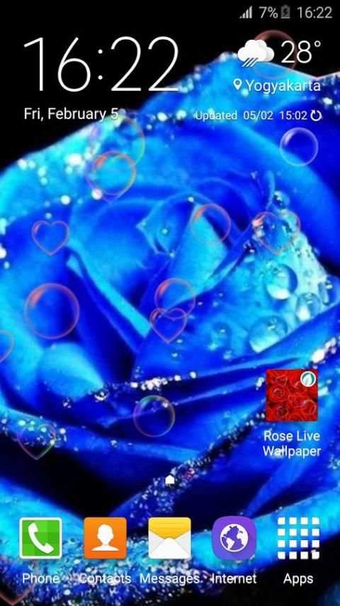Rose Live Wallpaper स्क्रीनशॉट 5