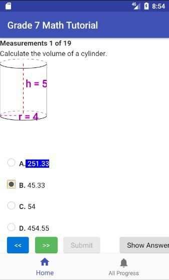 Grade 7 Math PH 2 تصوير الشاشة