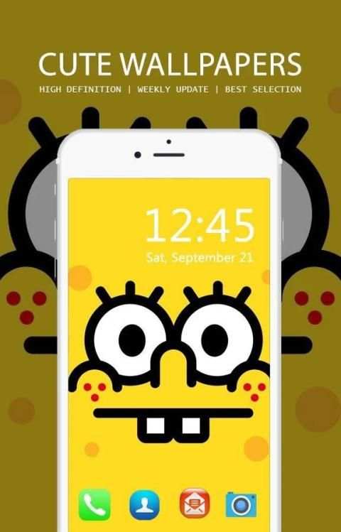 Spongecube Wallpapers HD * 1 تصوير الشاشة