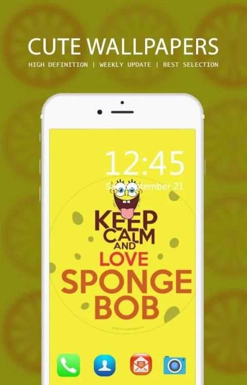 Spongecube Wallpapers HD * 2 تصوير الشاشة