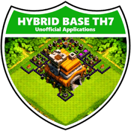 Base for COC TownHall 7 Hybrid أيقونة