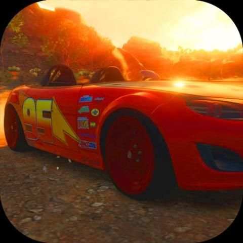 Mcqueen Lightning Racing car скриншот 1