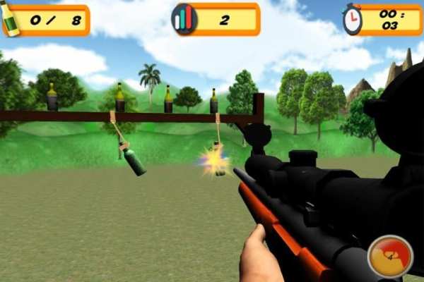 Sniper 3D Bottle Shoot screenshot 1