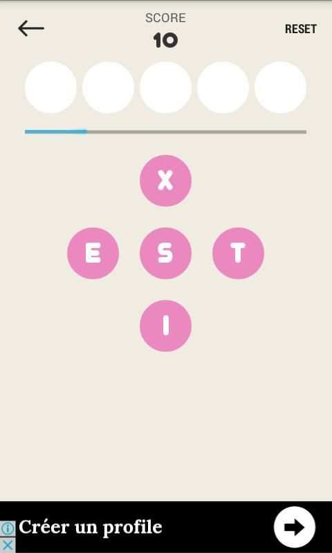 Five Letters Game 4 تصوير الشاشة