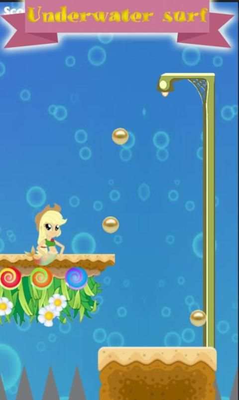 Little Pony Mermaid Dash скриншот 3