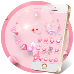 Pink Flowers For GO theme иконка