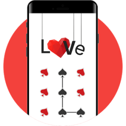 HeartS APP Lock Theme Poker Pin Lock Screen иконка