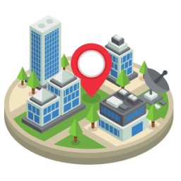 Driving Direction Route icon