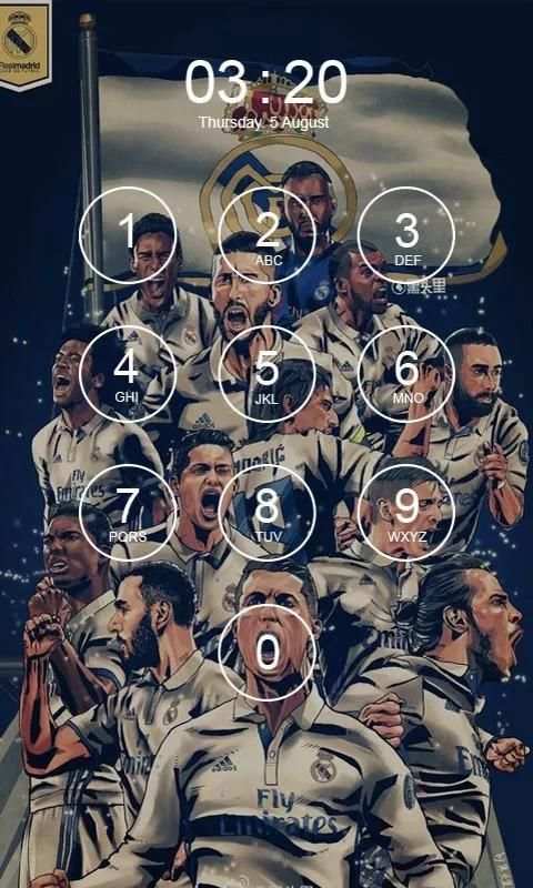 Real Madrid Lock Screen : Hala Madrid screenshot 2
