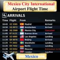 Mexico City Airport Flight Time on 9Apps