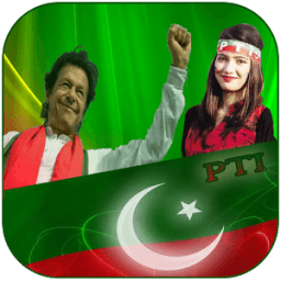 PTI Flag Photo Editor In Face - Face Flag App 2018 أيقونة