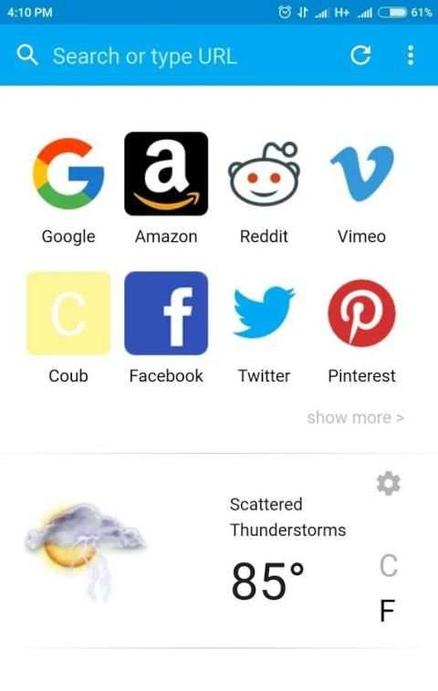 4G Net Browser स्क्रीनशॉट 5