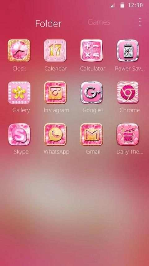 Kitten Pink Rose Theme 2D 1 تصوير الشاشة