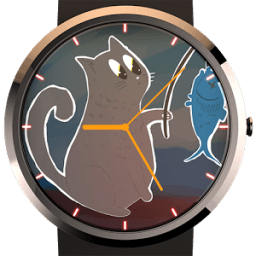 Cat Watch Face أيقونة