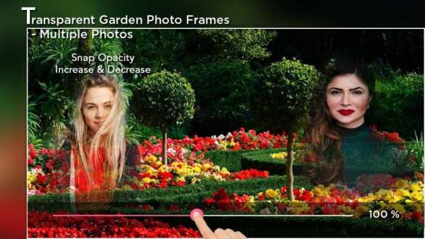 Transparent Garden Photo Frames - Multiple Photos 5 تصوير الشاشة