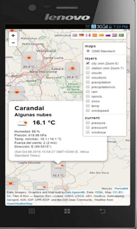 Open Weather Map screenshot 1