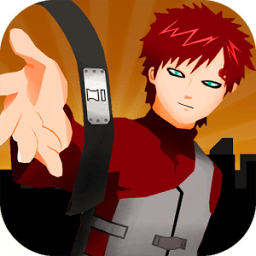 ikon Ninja Gaara shinobi Power Game