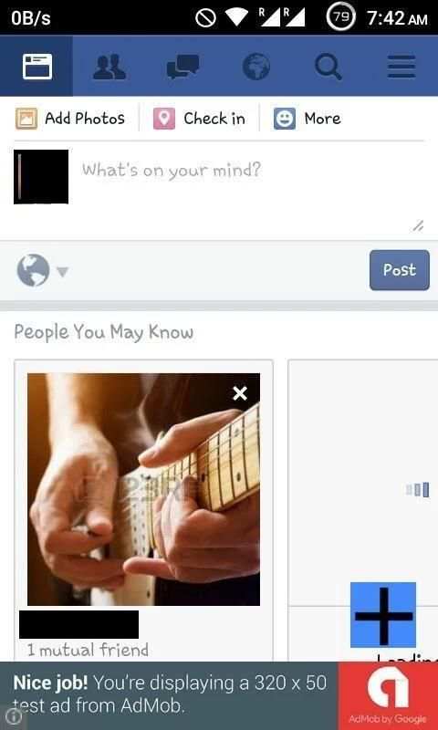 SIMPLE Lite for Facebook स्क्रीनशॉट 1