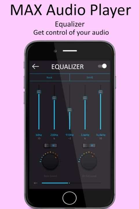 MAX Audio Player- MAX Music Player screenshot 2
