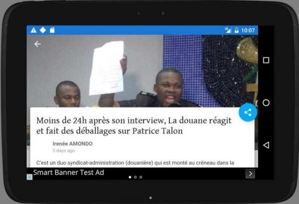 Benin Web Tv 5 تصوير الشاشة