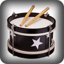 Drum Set with drum Sticks иконка