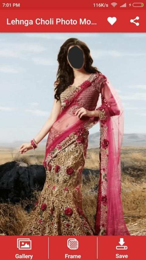 Lehnga Choli Photo Montage screenshot 5