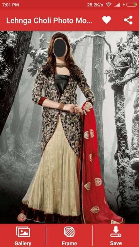 Lehnga Choli Photo Montage screenshot 1