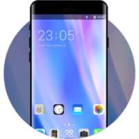 Theme for iPhone X: Neon Silk Wallpaper & Icon