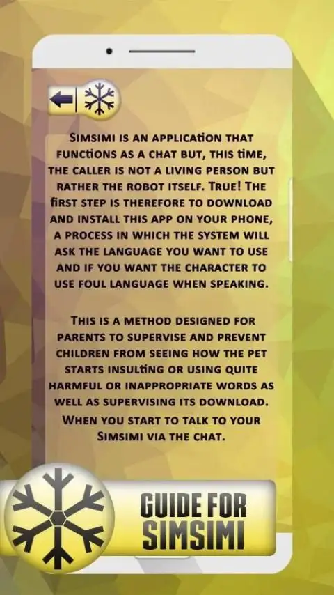 Guide for Simsimi Chat App screenshot 3