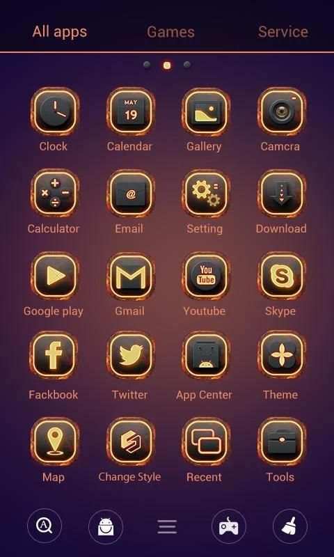 LEO GO Launcher Theme screenshot 2