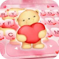 Pink Bear Keyboard Theme