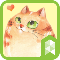 ikon Lovely cute cat Launcher theme