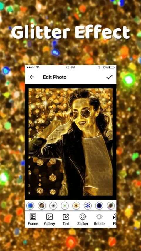 Glitter Effect Photo Editor screenshot 2