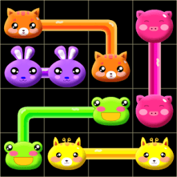 Animal Link Flow Heroes أيقونة