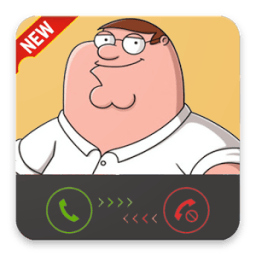 fake call phone from peter griffin icon