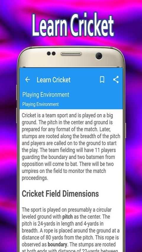 Learn Cricket screenshot 1