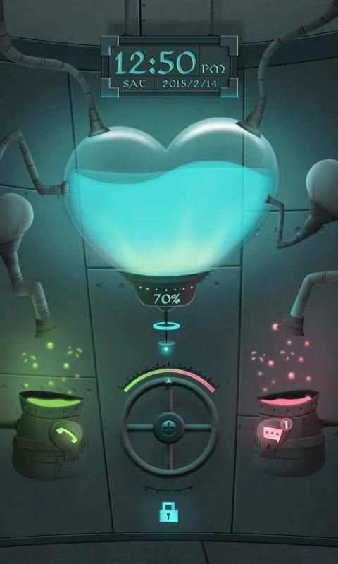Love Lab GO Locker Theme screenshot 4