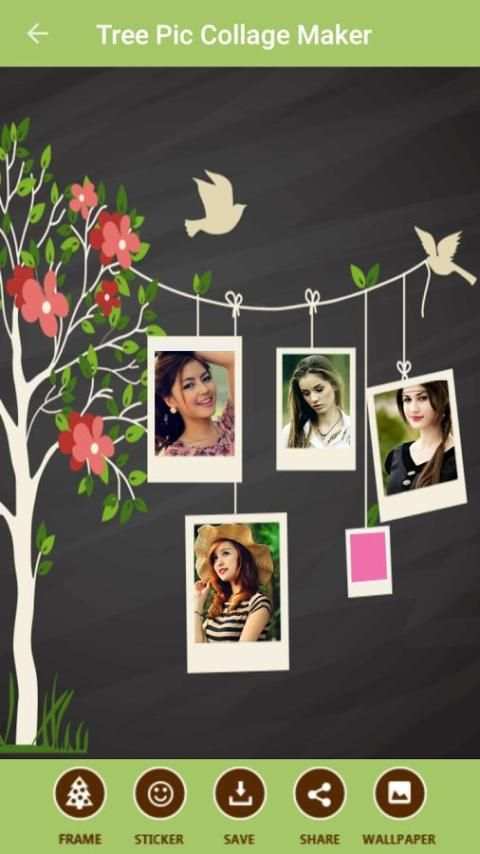 Tree Photo collage Maker स्क्रीनशॉट 3