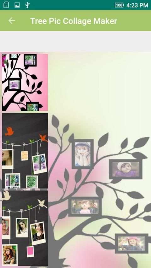 Tree Photo collage Maker स्क्रीनशॉट 1
