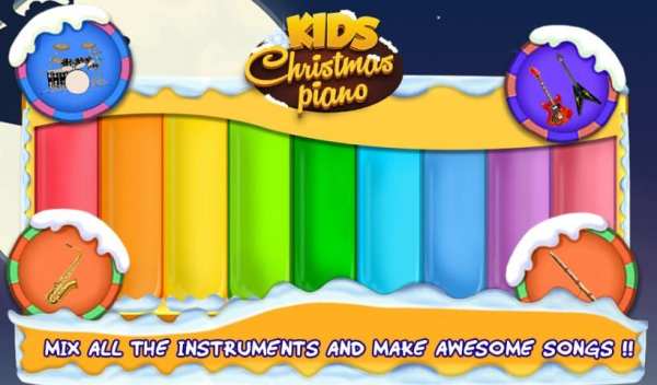 Kids Christmas Piano Game screenshot 1