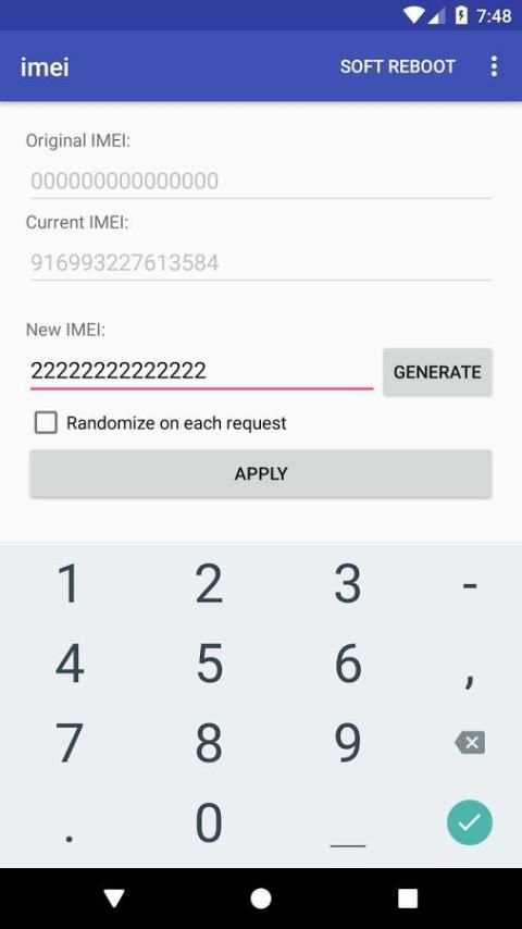 Device IMEI Changer [Xposed] screenshot 2