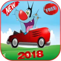 oggy car run