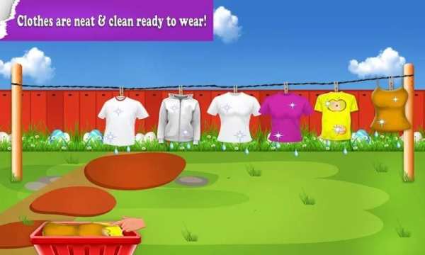 Home Washing Laundry Game: Room Cleaning Adventure screenshot 3