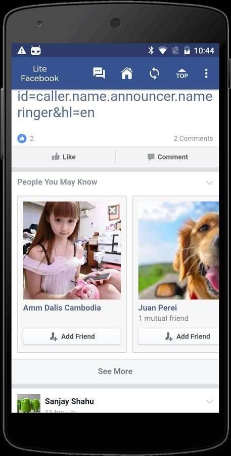 Lite Facebook & Messenger screenshot 8