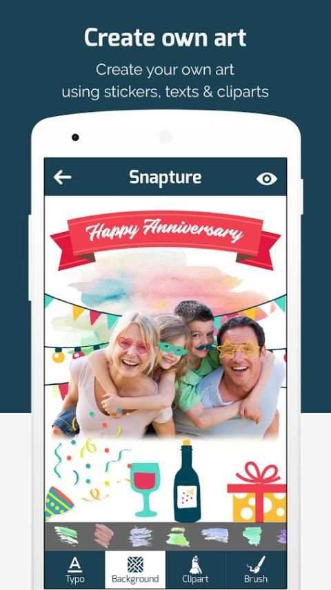 Snapture:Photo Frames, Cliparts & Meme Creator App screenshot 6