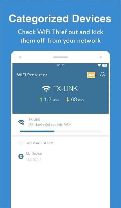 WiFi Protector 3 تصوير الشاشة