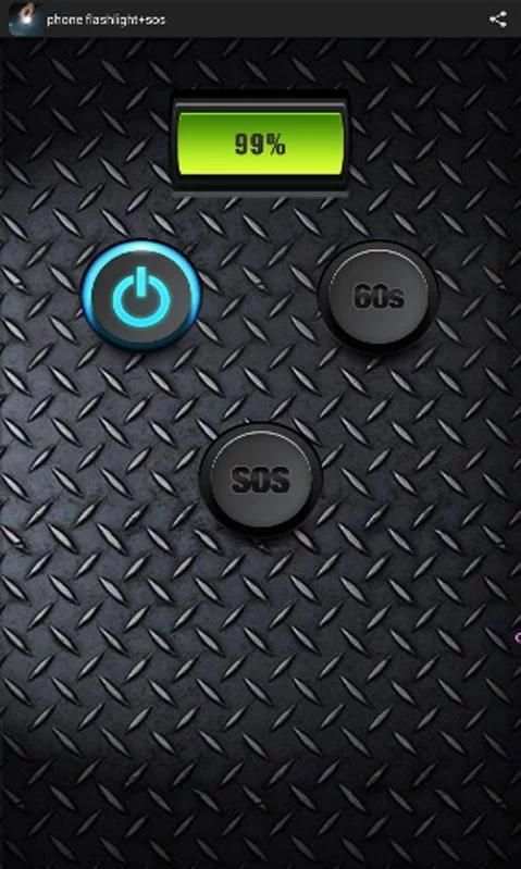 phone flashlight+sos screenshot 1