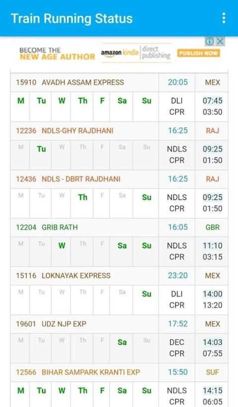 Train Running Status screenshot 3